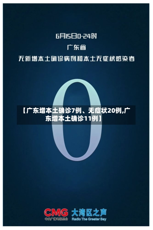 【广东增本土确诊7例、无症状20例,广东增本土确诊11例】-第2张图片