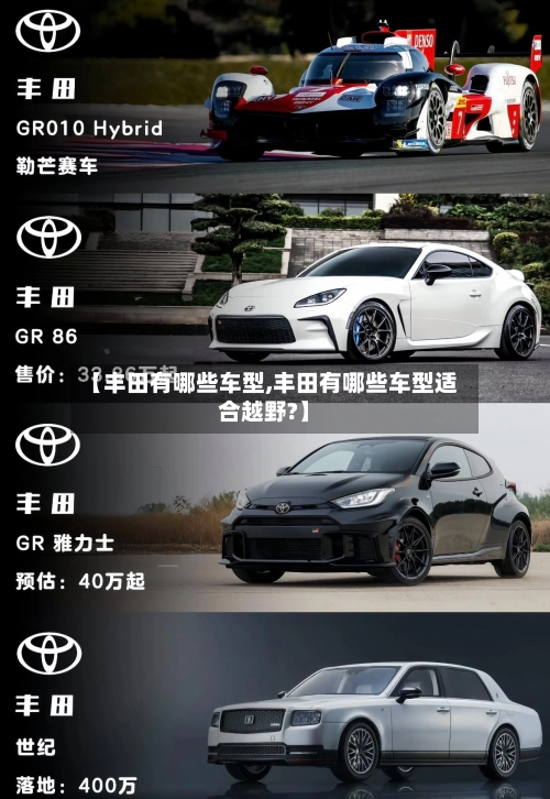 【丰田有哪些车型,丰田有哪些车型适合越野?】