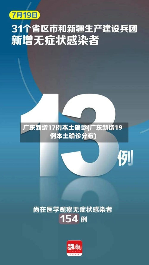 广东新增17例本土确诊(广东新增19例本土确诊分布)