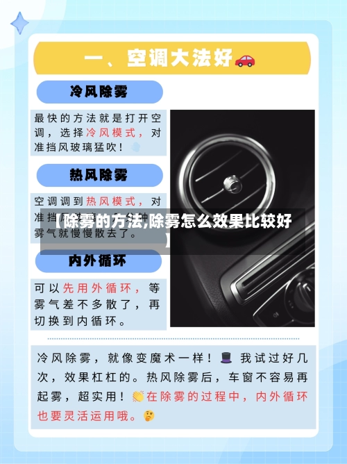 【除雾的方法,除雾怎么效果比较好】-第2张图片