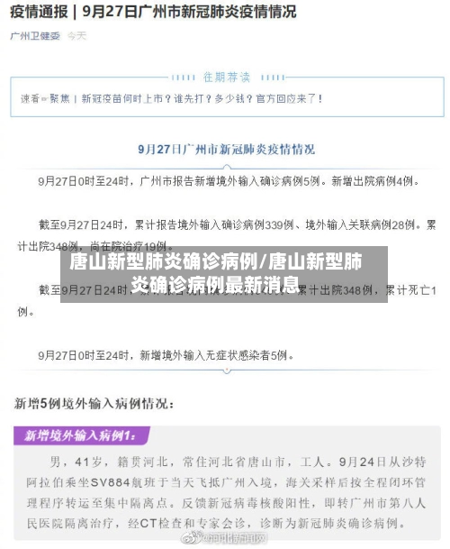 唐山新型肺炎确诊病例/唐山新型肺炎确诊病例最新消息