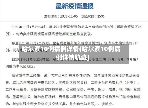哈尔滨10例病例详情(哈尔滨10例病例详情轨迹)-第3张图片