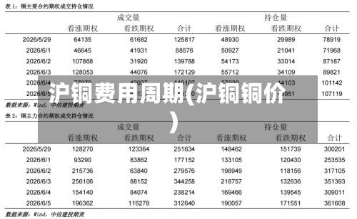 沪铜费用周期(沪铜铜价)-第2张图片