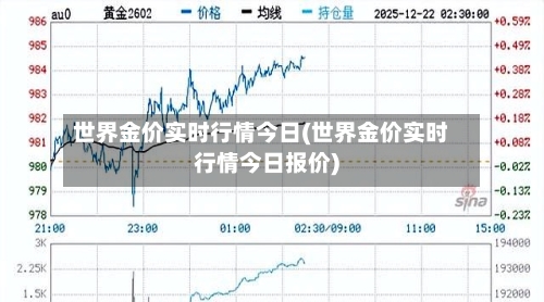 世界金价实时行情今日(世界金价实时行情今日报价)