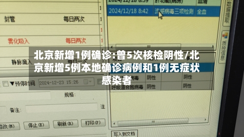 北京新增1例确诊:曾5次核检阴性/北京新增5例本地确诊病例和1例无症状感染者-第2张图片