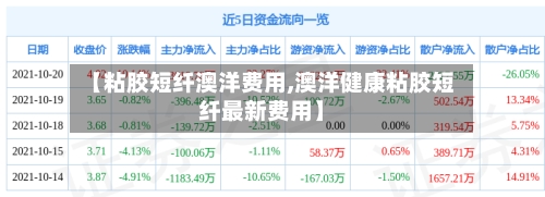 【粘胶短纤澳洋费用,澳洋健康粘胶短纤最新费用】-第3张图片