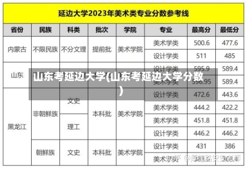 山东考延边大学(山东考延边大学分数)-第3张图片
