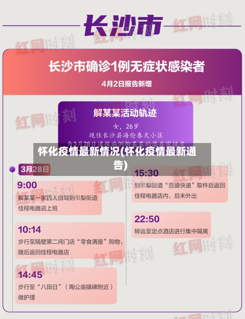 怀化疫情最新情况(怀化疫情最新通告)