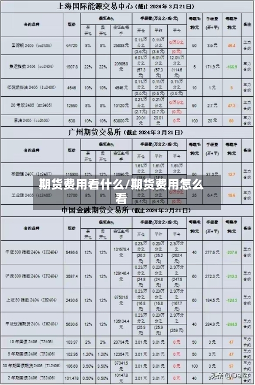 期货费用看什么/期货费用怎么看