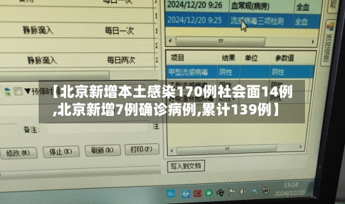 【北京新增本土感染170例社会面14例,北京新增7例确诊病例,累计139例】