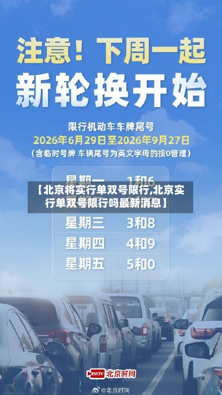 【北京将实行单双号限行,北京实行单双号限行吗最新消息】