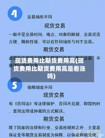现货费用比期货费用高(现货费用比期货费用高是看涨吗)-第2张图片