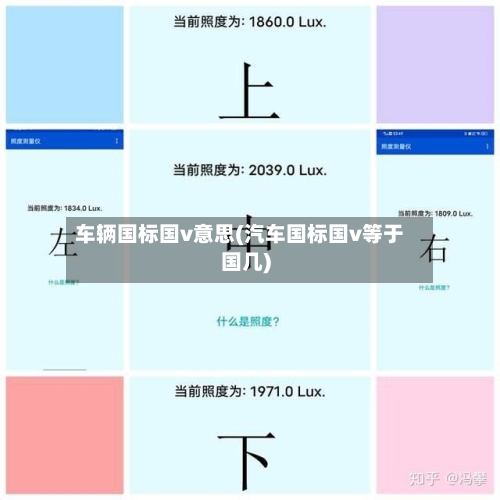 车辆国标国v意思(汽车国标国v等于国几)-第1张图片