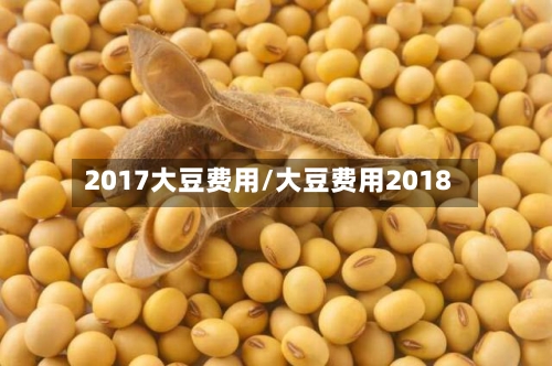 2017大豆费用/大豆费用2018-第2张图片