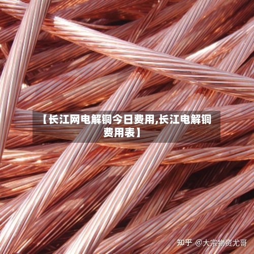 【长江网电解铜今日费用,长江电解铜费用表】