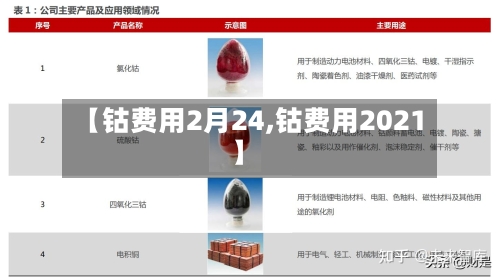 【钴费用2月24,钴费用2021】