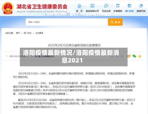 洛阳疫情最新情况/洛阳疫情最新消息2021-第2张图片