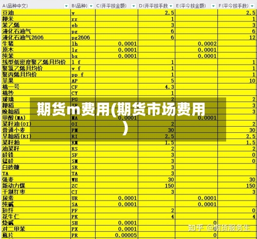 期货m费用(期货市场费用)-第2张图片