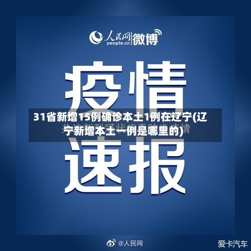 31省新增15例确诊本土1例在辽宁(辽宁新增本土一例是哪里的)-第1张图片