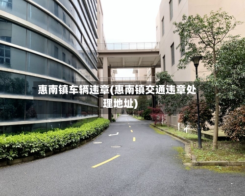 惠南镇车辆违章(惠南镇交通违章处理地址)-第2张图片