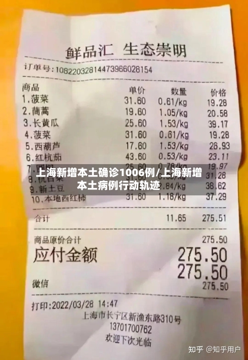 上海新增本土确诊1006例/上海新增本土病例行动轨迹-第3张图片