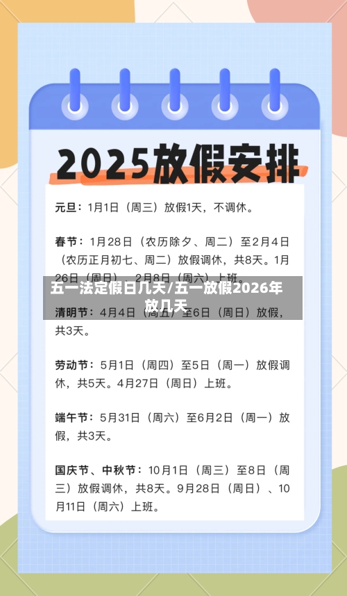 五一法定假日几天/五一放假2026年放几天