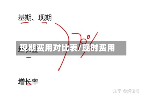 现期费用对比表/现时费用