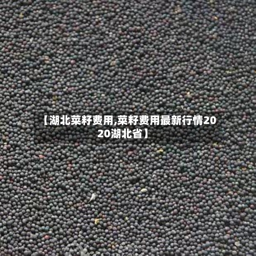 【湖北菜籽费用,菜籽费用最新行情2020湖北省】-第3张图片