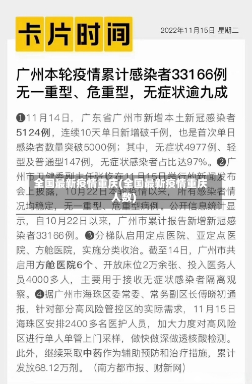 全国最新疫情重庆(全国最新疫情重庆人数)