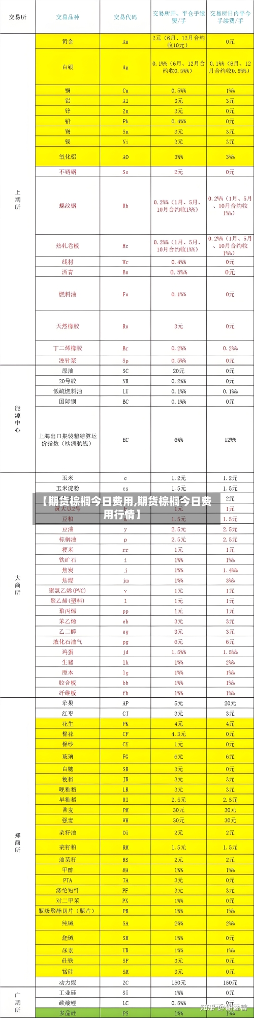 【期货棕榈今日费用,期货棕榈今日费用行情】-第2张图片