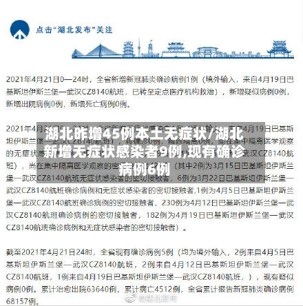 湖北昨增45例本土无症状/湖北新增无症状感染者9例,现有确诊病例6例-第2张图片