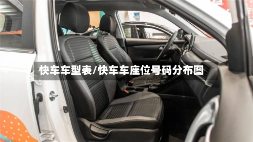 快车车型表/快车车座位号码分布图