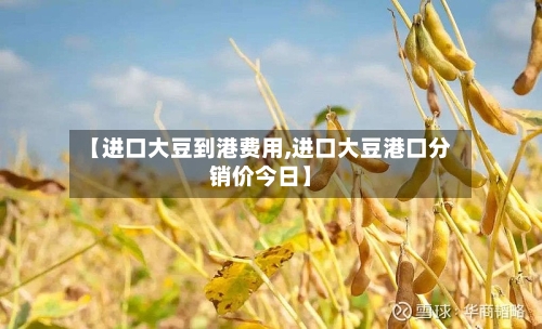 【进口大豆到港费用,进口大豆港口分销价今日】
