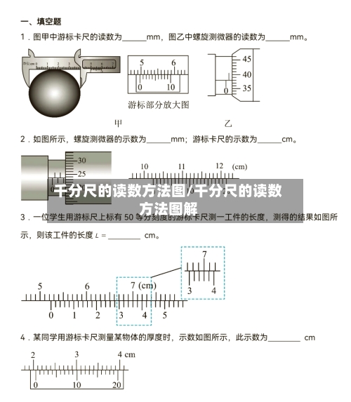 千分尺的读数方法图/千分尺的读数方法图解-第2张图片