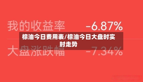 棕油今日费用表/棕油今日大盘时实时走势