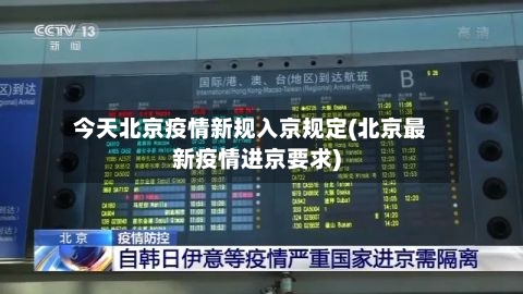 今天北京疫情新规入京规定(北京最新疫情进京要求)-第2张图片