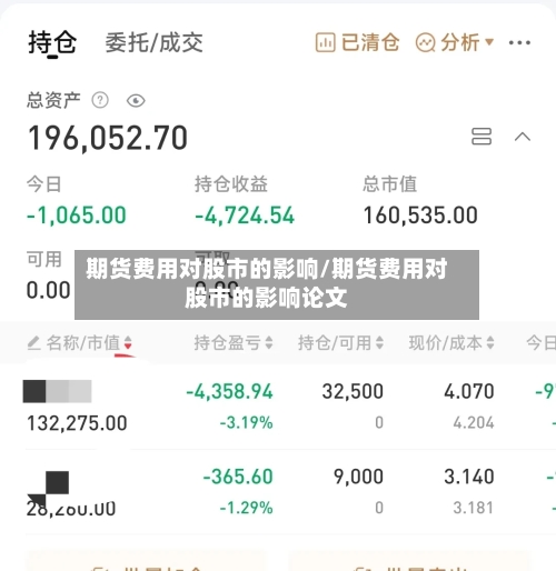 期货费用对股市的影响/期货费用对股市的影响论文-第3张图片