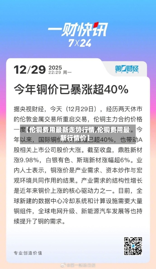【伦铜费用最新走势行情,伦铜费用最新行情价】-第2张图片