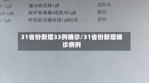 31省份新增33例确诊/31省份新增确诊病例-第3张图片