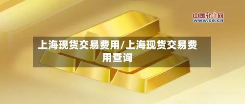 上海现货交易费用/上海现货交易费用查询-第3张图片