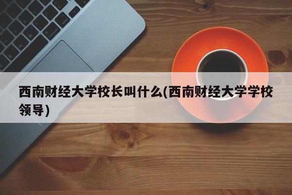 西南财经大学校长叫什么(西南财经大学学校领导)