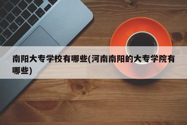 南阳大专学校有哪些(河南南阳的大专学院有哪些)